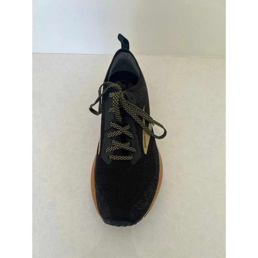 Brooks Levitate 4 Running Sneaker Womens 8.5 Black Gold Trail‎ Runner Athletic